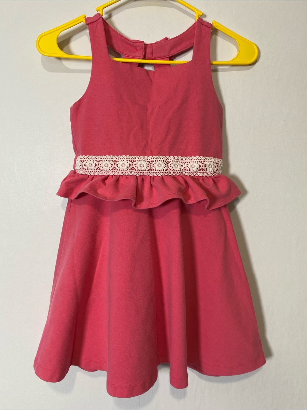 Janie and Jack Girl's Dress Size 8 Sleeveless Pink